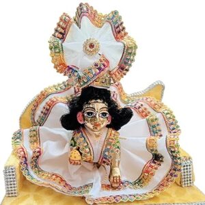 Holi Special Poshak for Laddu Gopal