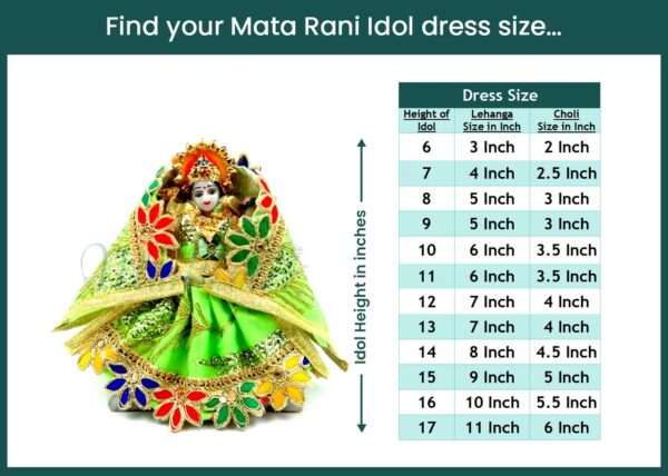 Maa Durga Navratri Special Chunri Set - Image 2