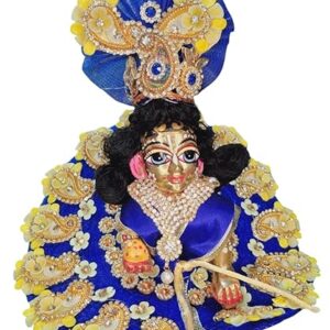 Premanjali Handmade Laddu Gopal Ji Poshak – Blue Divine Elegance