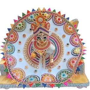 Holi Celebration Special – Multicoloured Laddu Gopal Poshak with Pagdi