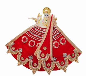 Premanjali Durga Ji Vastra – Radiant Red Velvet for Navratri
