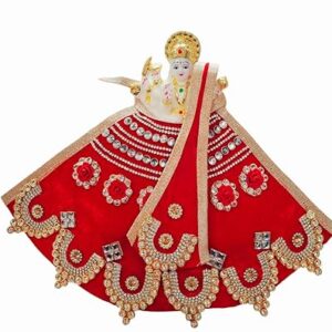 Premanjali Durga Ji Vastra – Radiant Red Velvet for Navratri