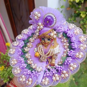 Purple Laddu Gopal Dress