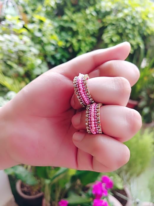 Pink Laddu Gopal/Mata Rani Jewellery - Image 4