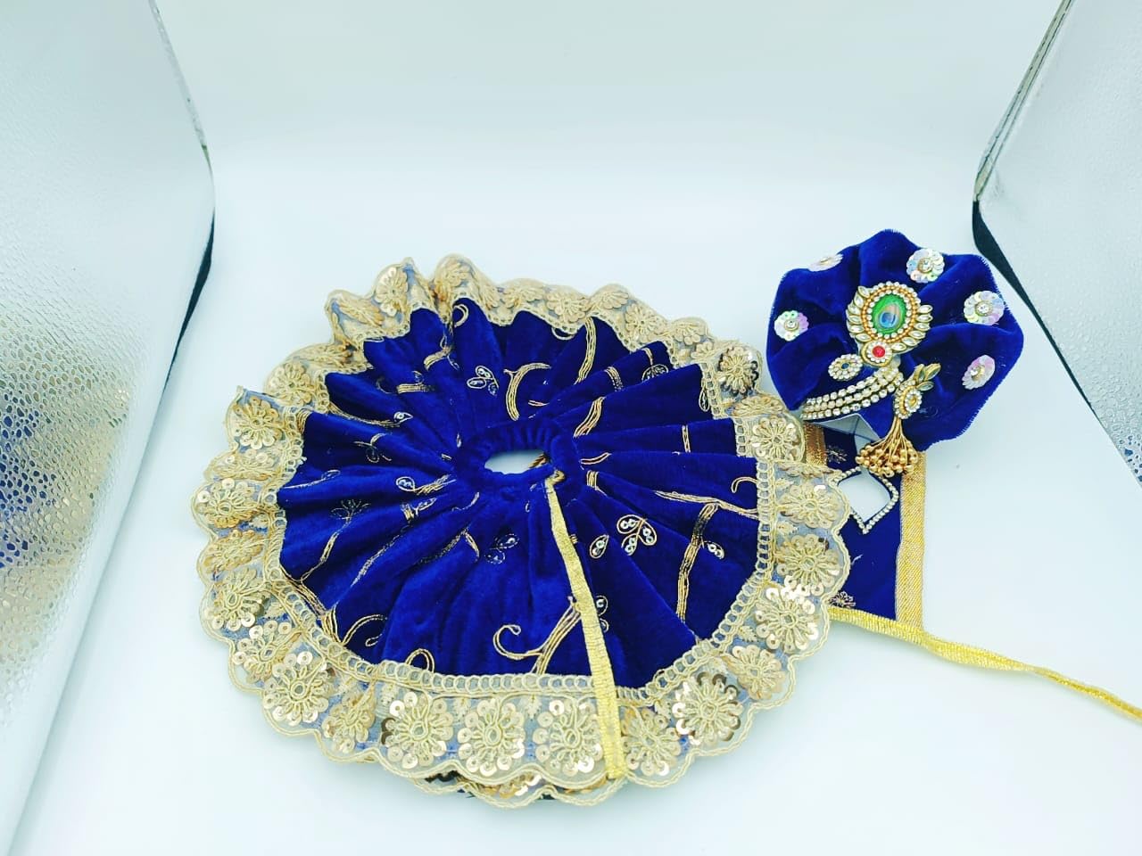 Blue Laddu Gopal Dress - Image 5