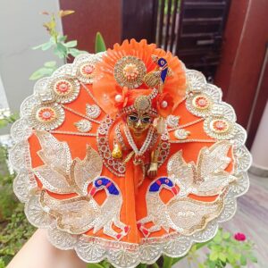 Orange Laddu Gopal Dress