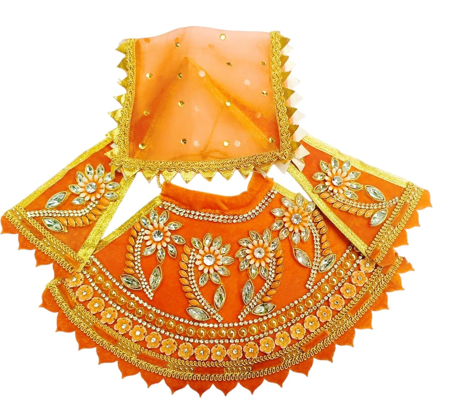 Orange Mata Rani Dress