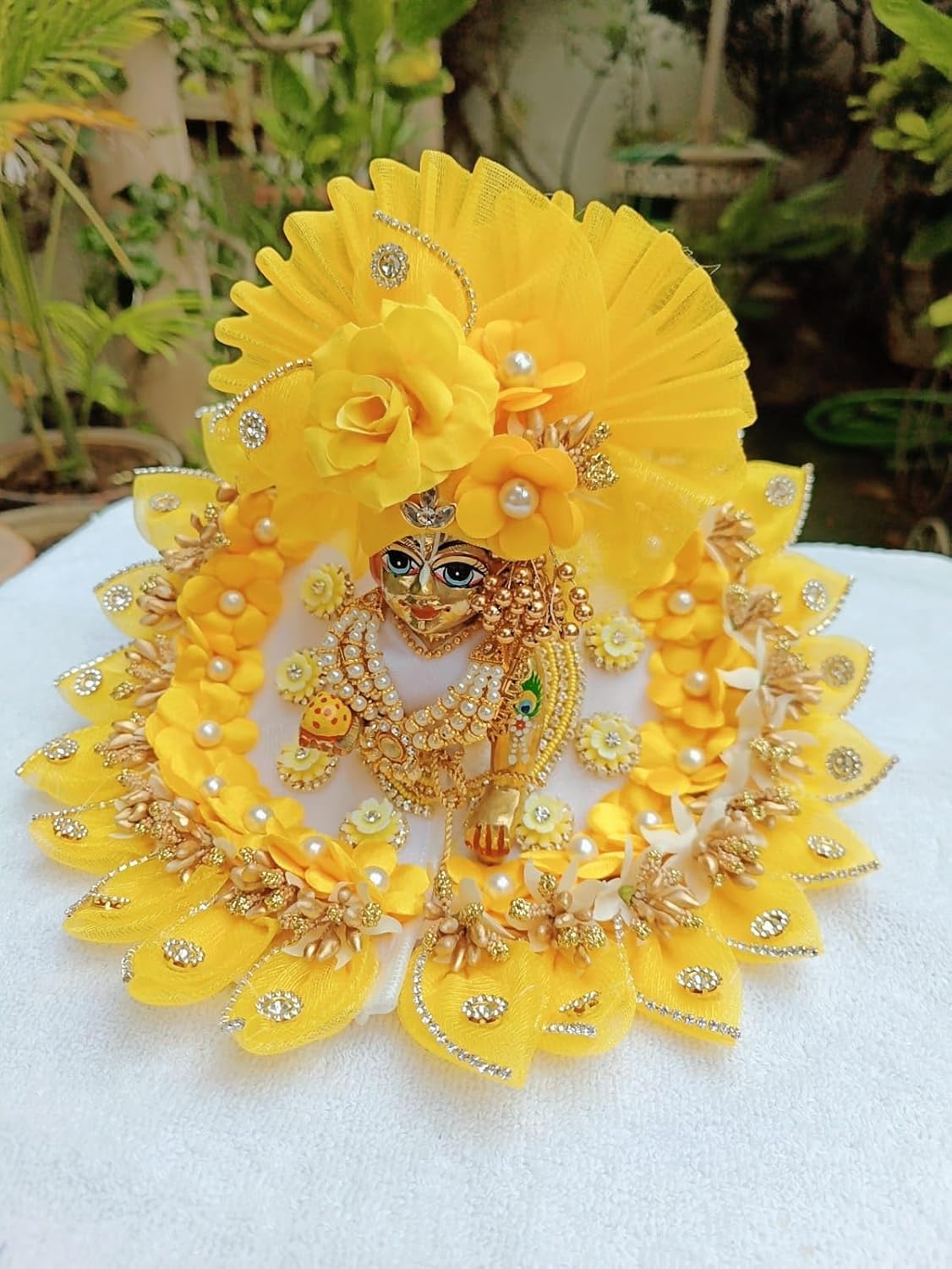 Yellow Laddu Gopal Dress - Image 3