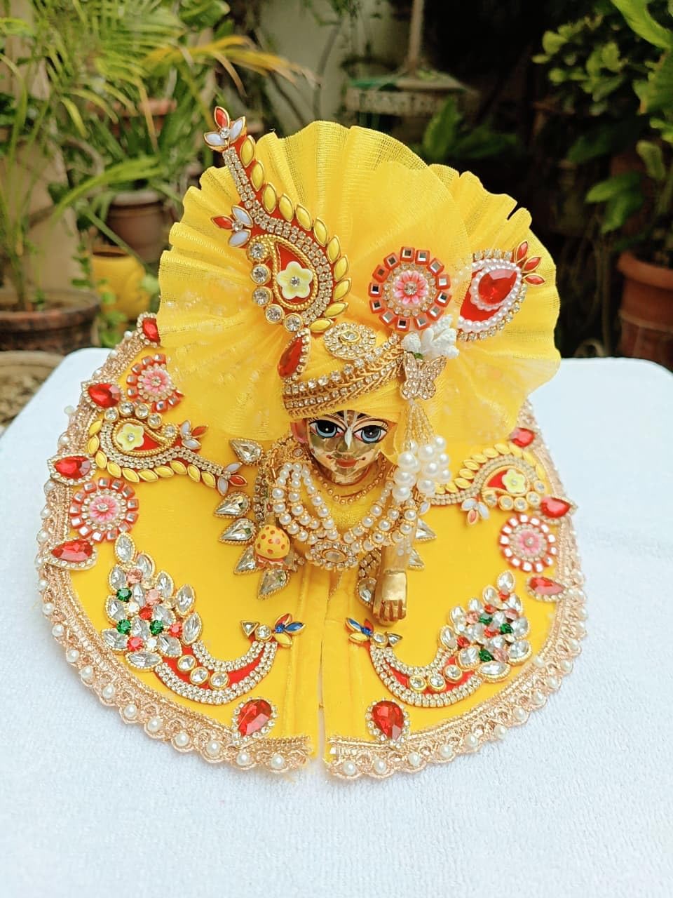 Yellow Laddu Gopal Dress