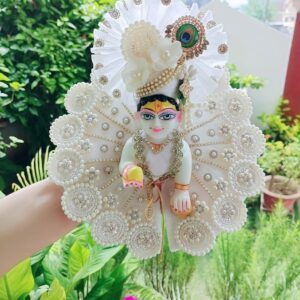White Laddu Gopal Dress