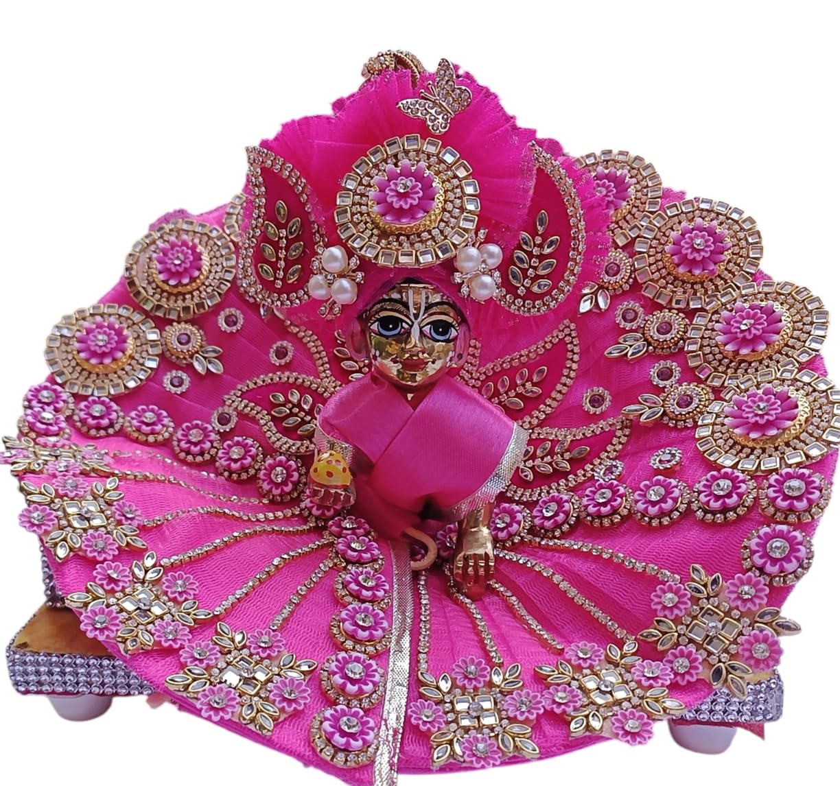 Pink Laddu Gopal Dress