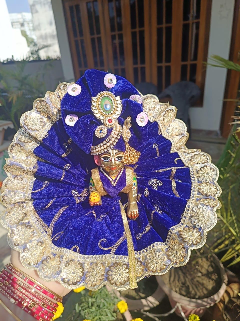Blue Laddu Gopal Dress - Image 2