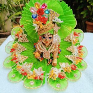 Green Laddu Gopal Dress