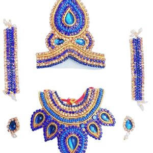 Blue Laddu Gopal/Mata Rani Jewellery