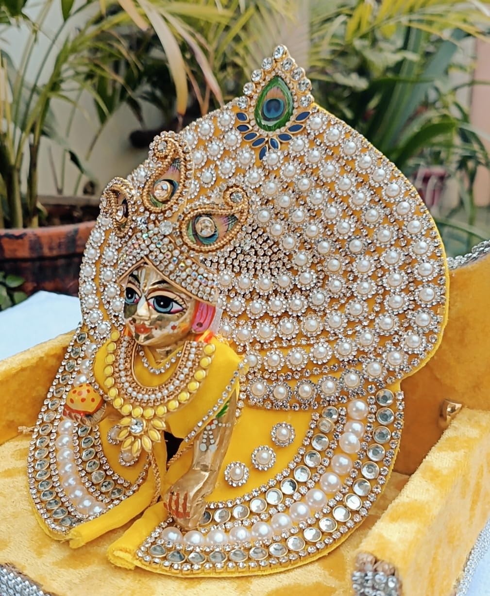 Yellow Laddu Gopal Dress - Image 3