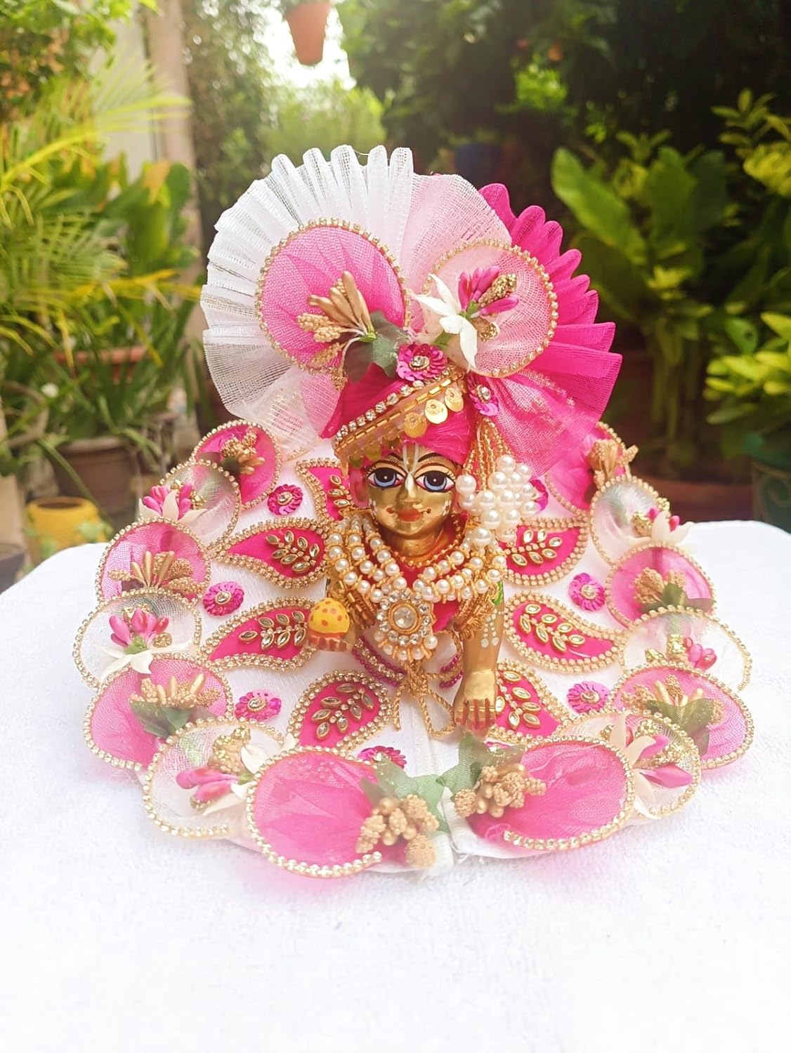 Pink Laddu Gopal Dress