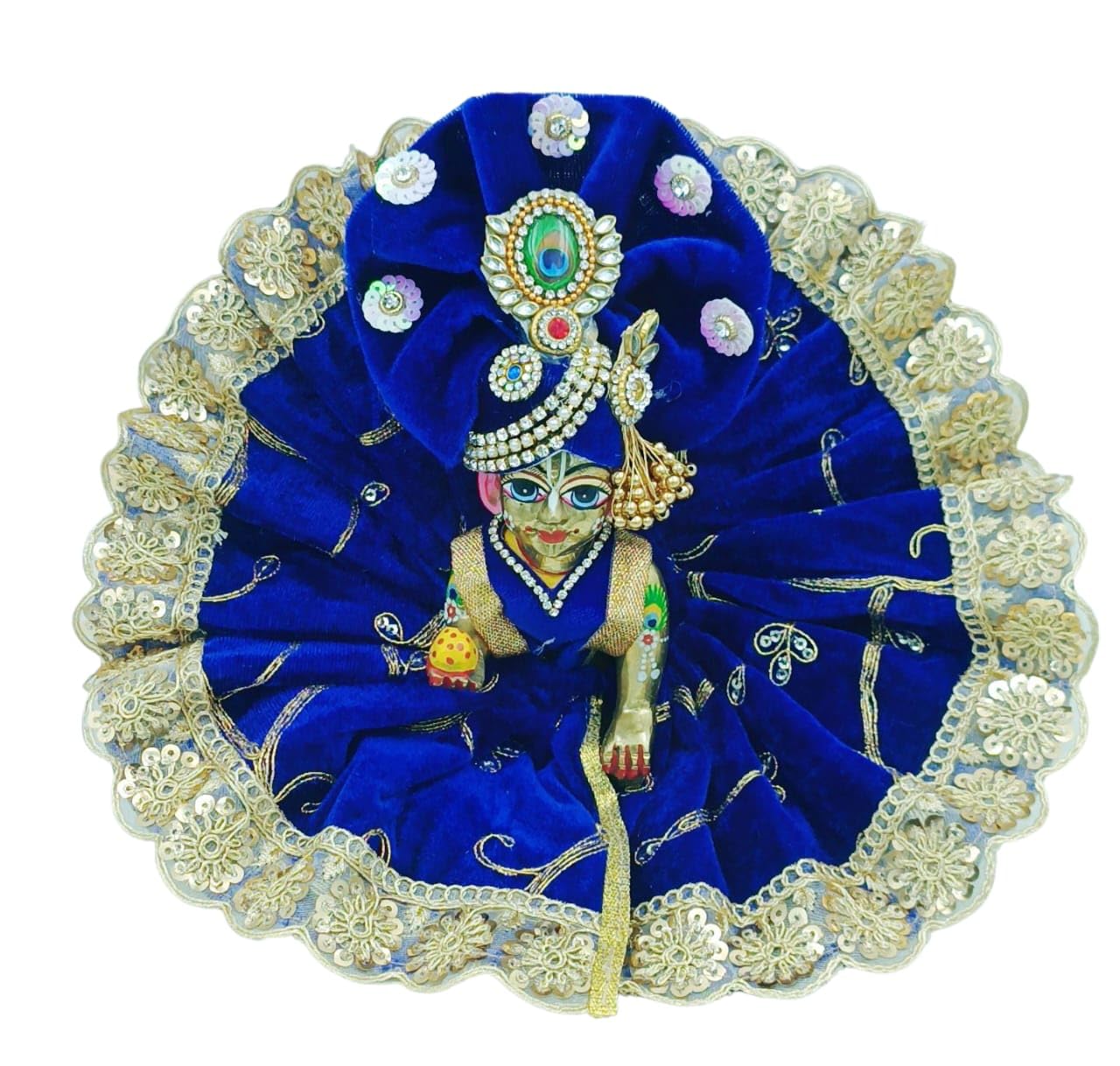 Blue Laddu Gopal Dress