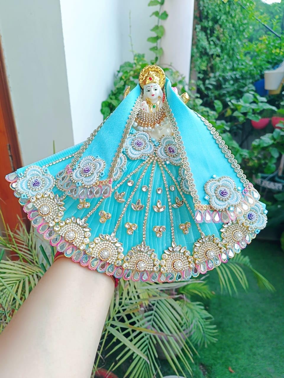 Blue Mata Rani Dress