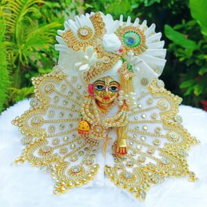 White Laddu Gopal Dress