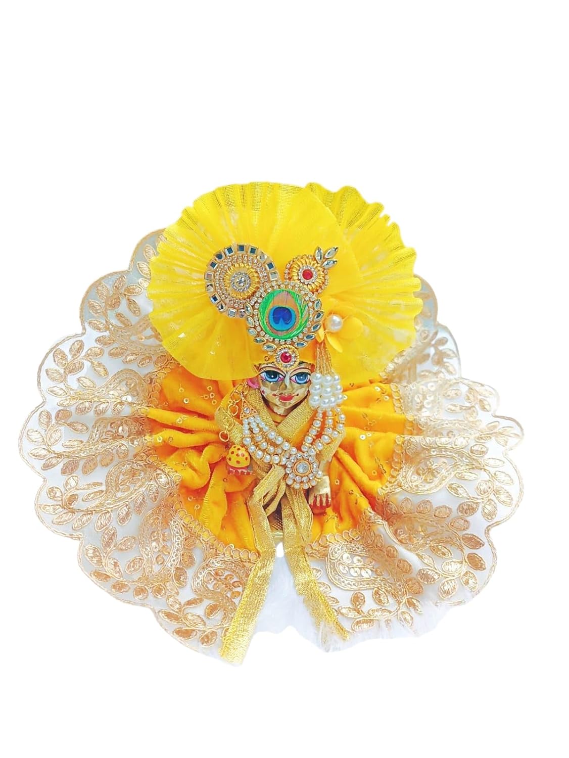 Yellow Laddu Gopal Dress