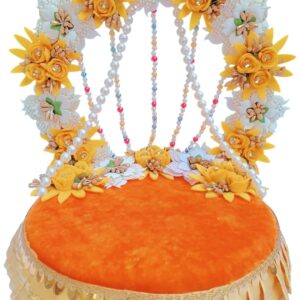 Singhasan for Laddu Gopal (Orange)