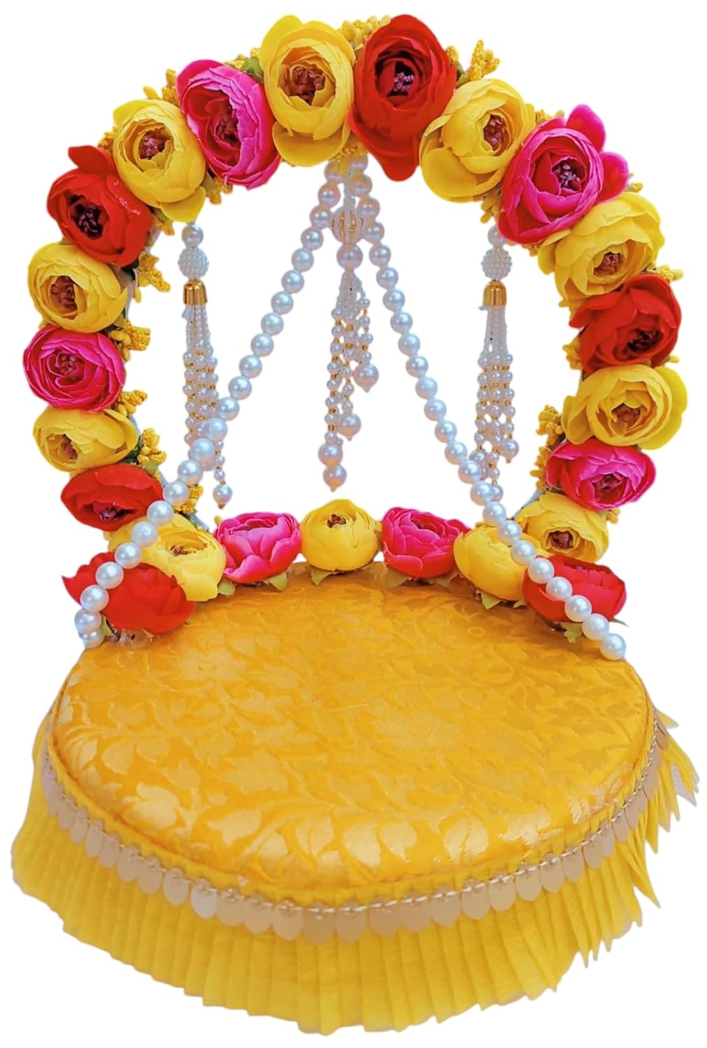 Singhasan for Laddu Gopal (Yellow)