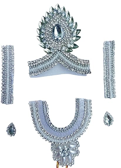 White Laddu Gopal/Mata Rani Jewellery