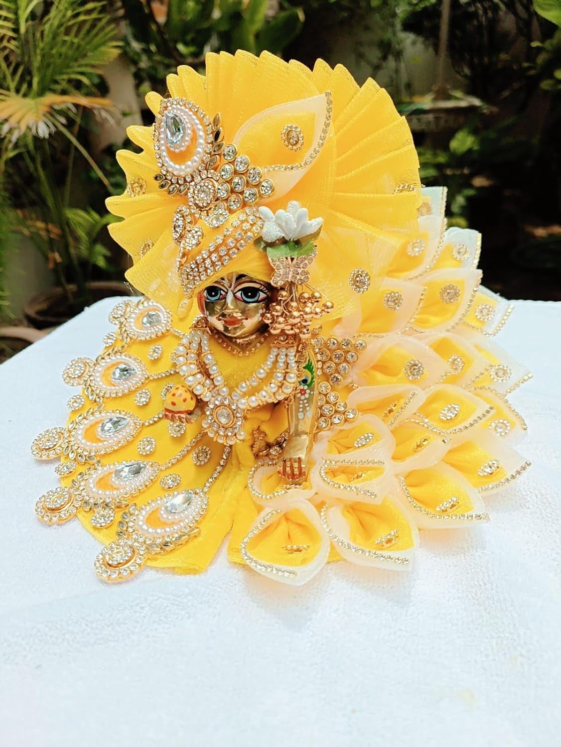 Yellow Laddu Gopal Dress - Image 3