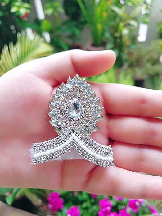 White Laddu Gopal/Mata Rani Jewellery - Image 2