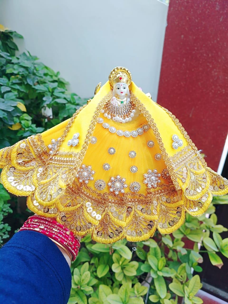 Yellow Mata Rani Dress - Image 3