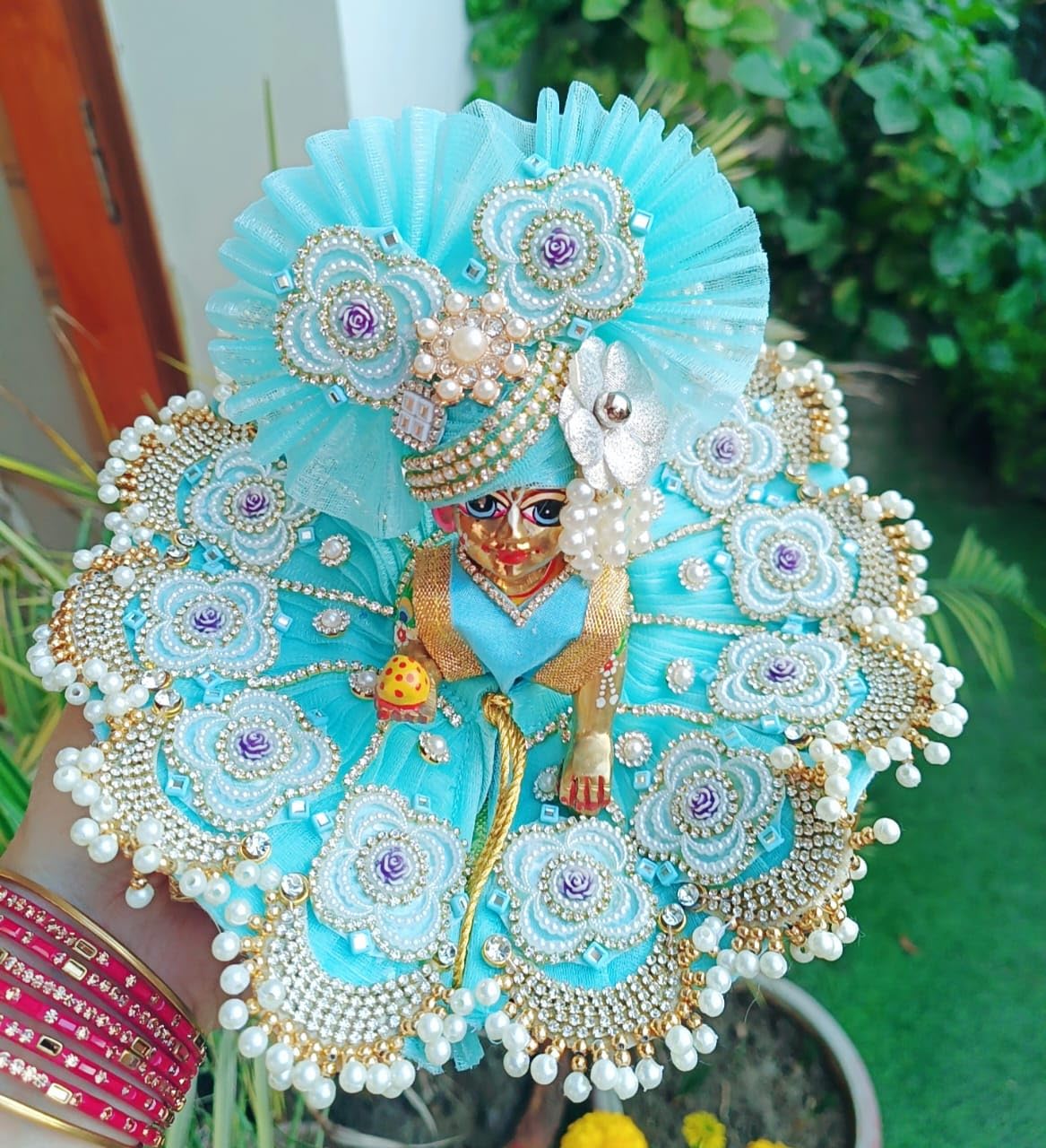 Blue Laddu Gopal Dress - Image 2