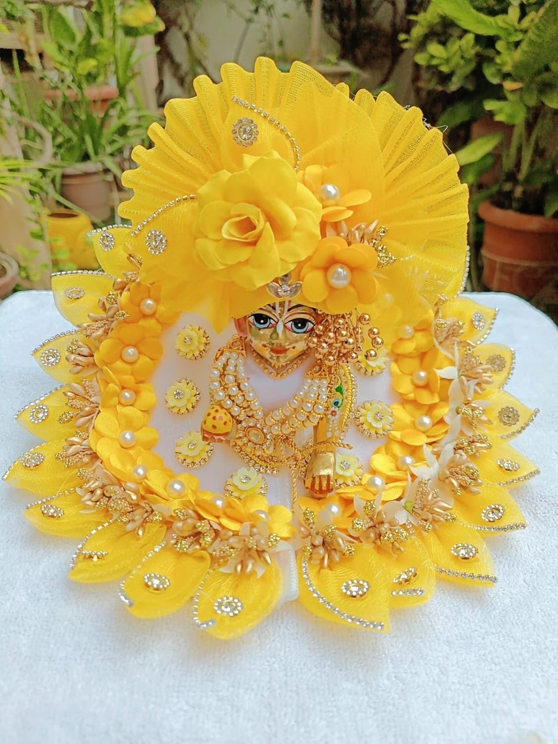 Yellow Laddu Gopal Dress