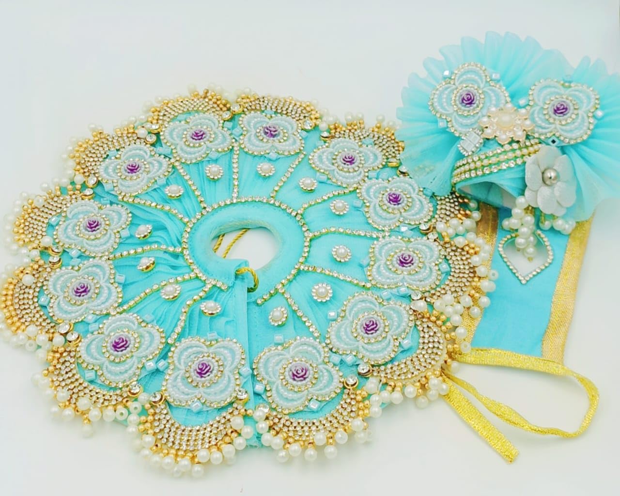 Blue Laddu Gopal Dress - Image 3