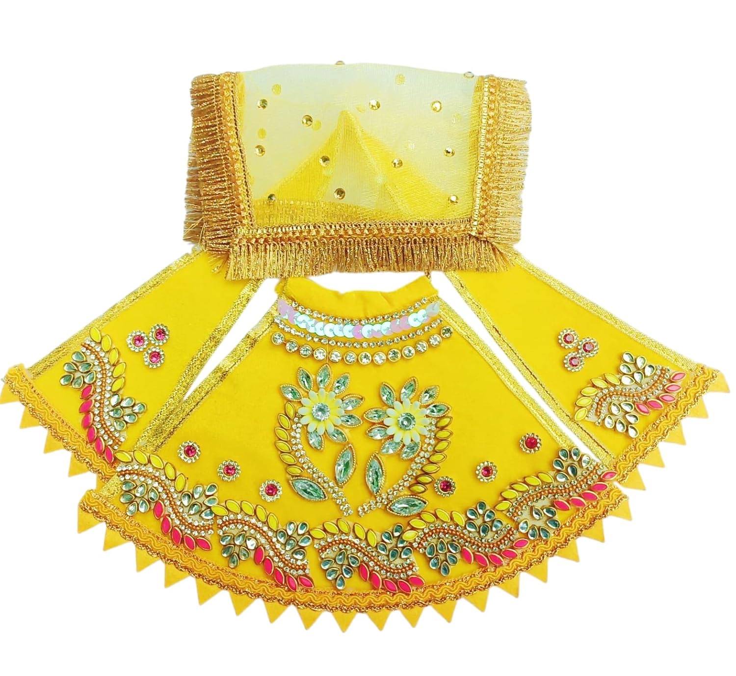 Yellow Mata Rani Dress