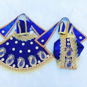 Blue Laxmi Ganesh/Radha Krishna Dress