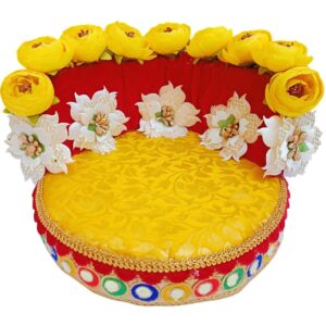 Yellow Aasan (MDF Board & Thermocol)