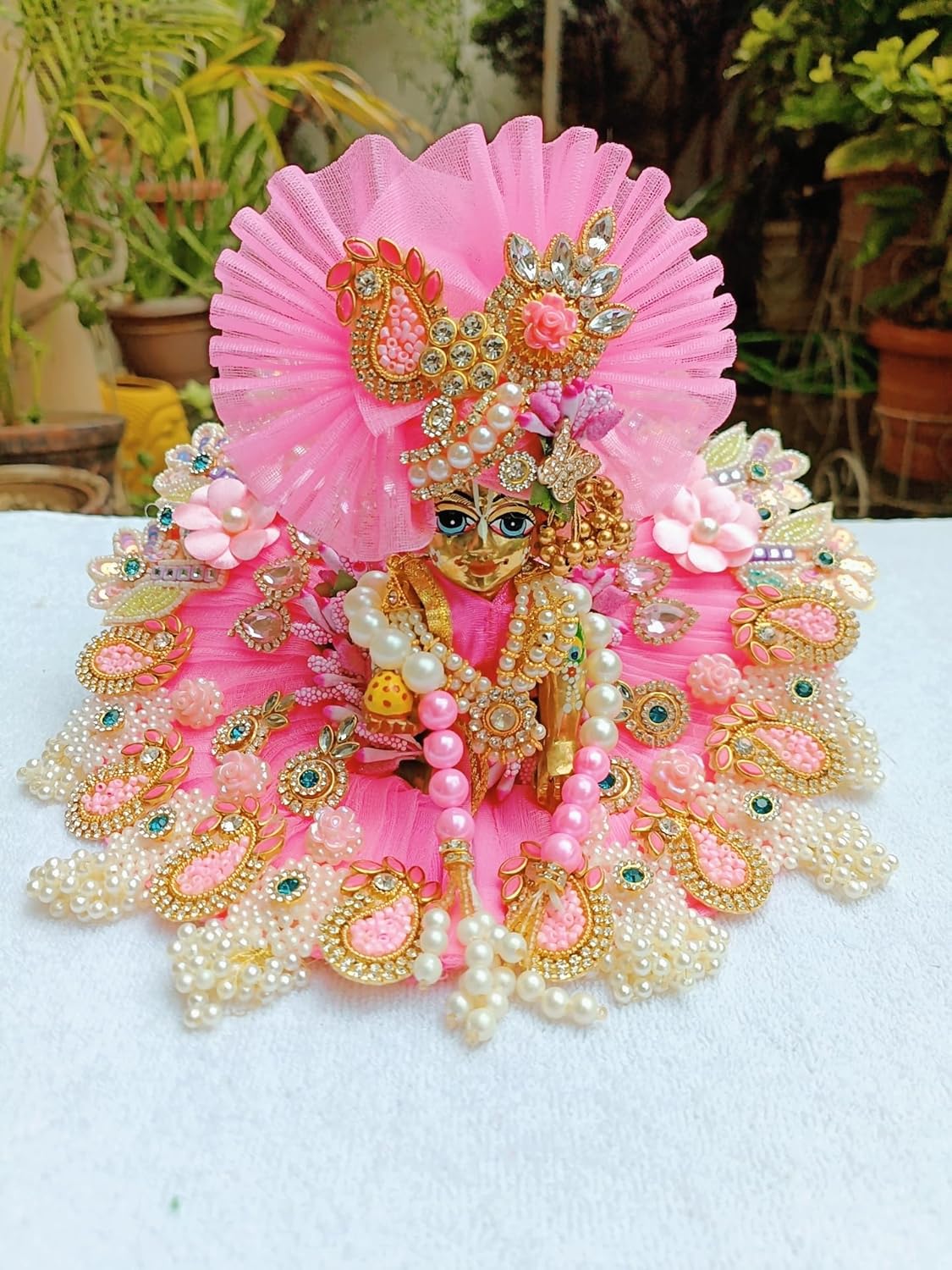 Pink Laddu Gopal Dress