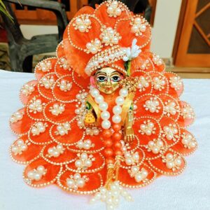 Orange Laddu Gopal Dress