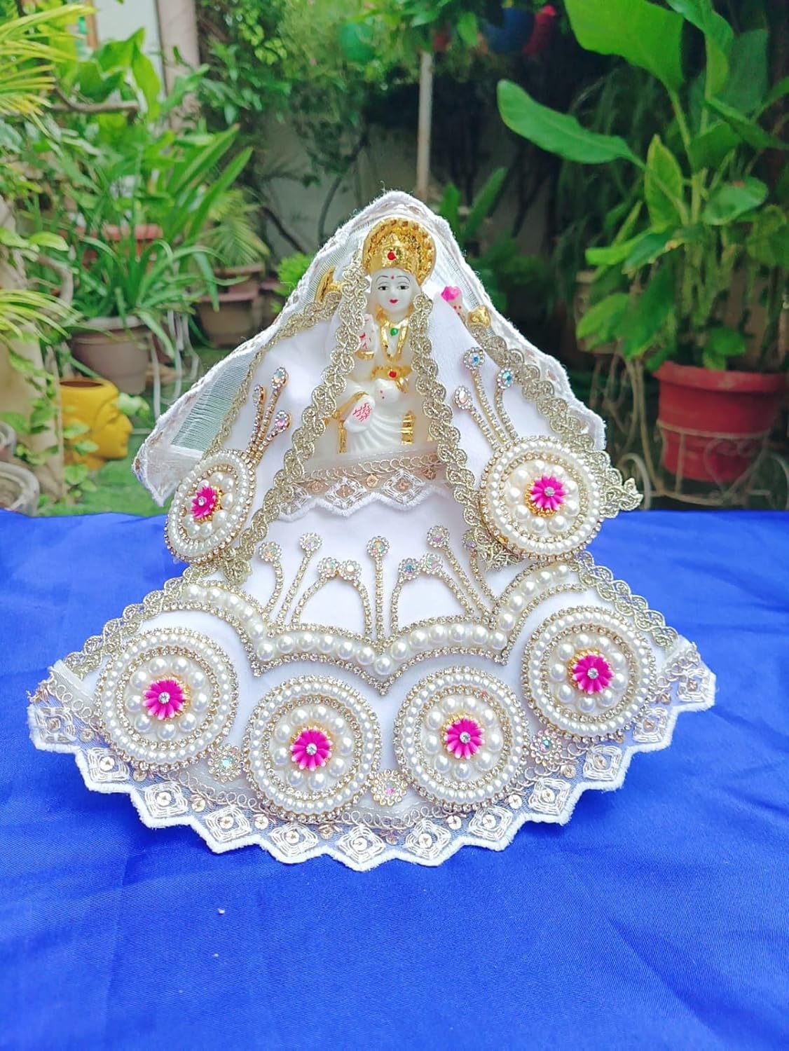 White Mata Rani Dress - Image 2