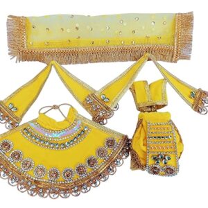 Yellow Laxmi Ganesh/Radha Krishna Dress