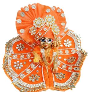 Orange Laddu Gopal Dress