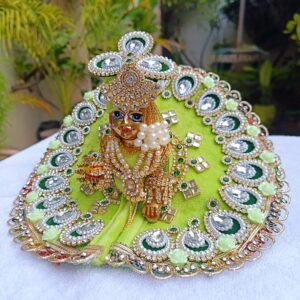 Green Laddu Gopal Dress