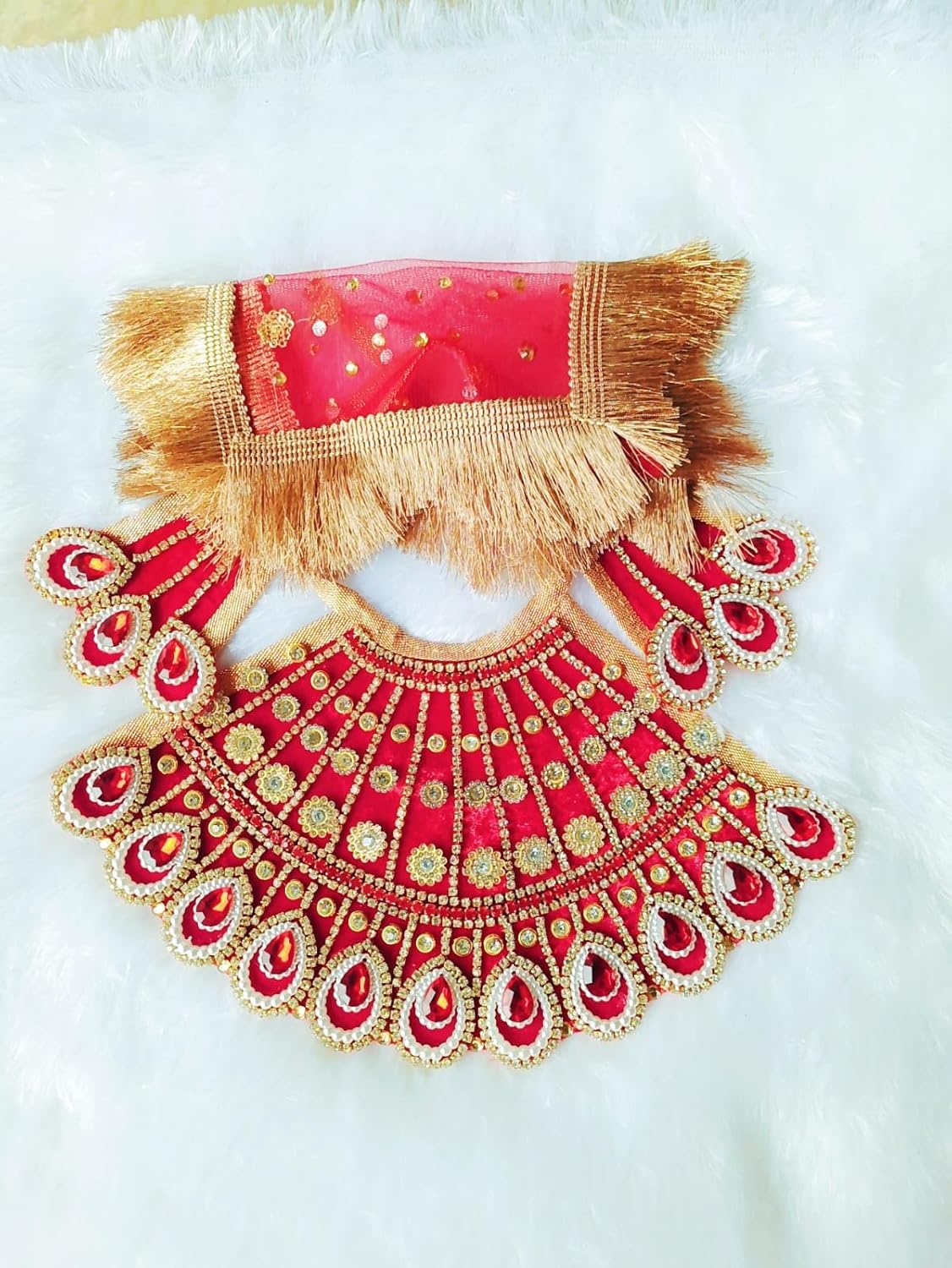 Red Mata Rani Dress - Image 4