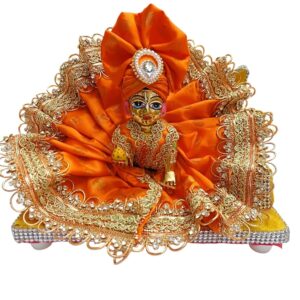 Orange Laddu Gopal Dress