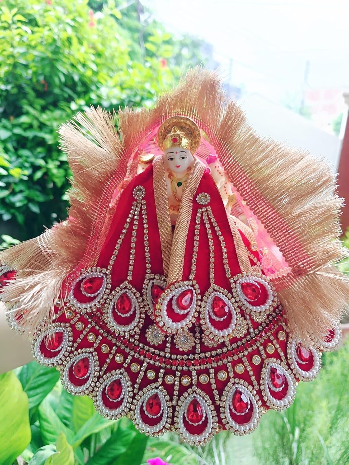 Red Mata Rani Dress - Image 3