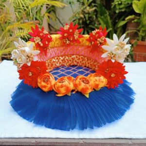 Blue Aasan (MDF Board & Thermocol)