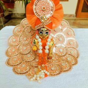 Orange Laddu Gopal Dress