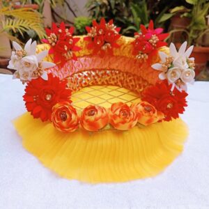 Yellow Aasan(MDF Board & Thermocol)