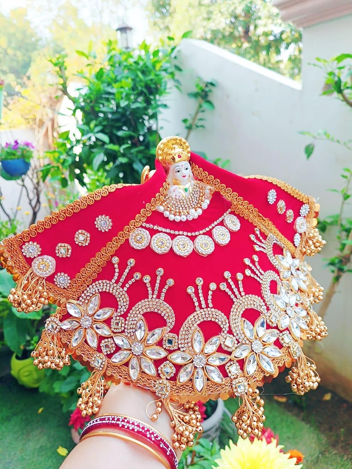 Red Mata Rani Dress - Image 2