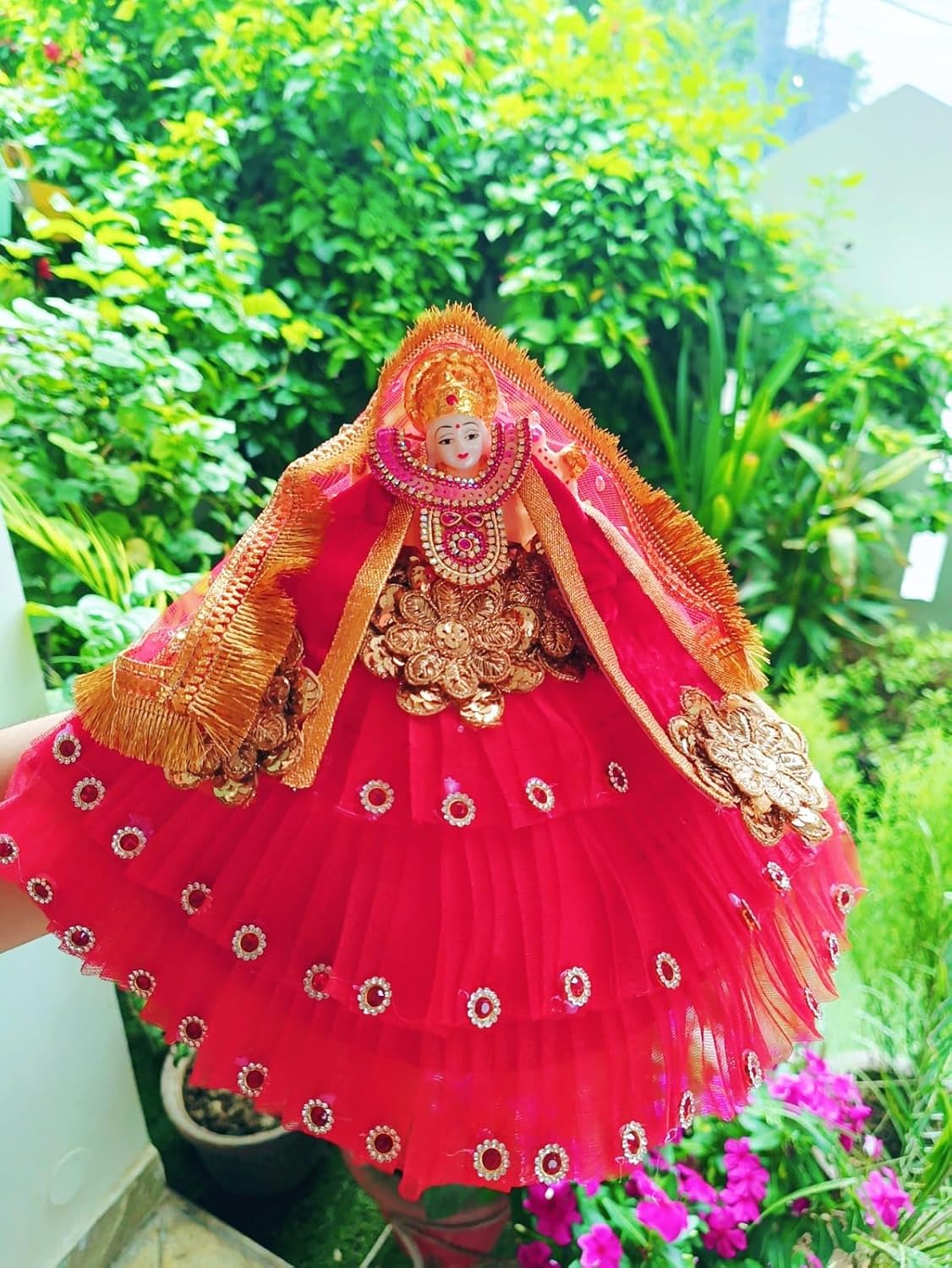 Red Mata Rani Dress - Image 2